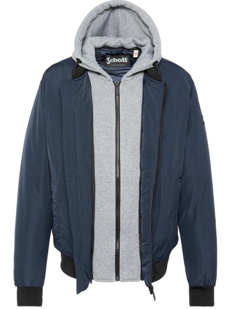 Giubbotto Schott con Blu marino - Kiabi