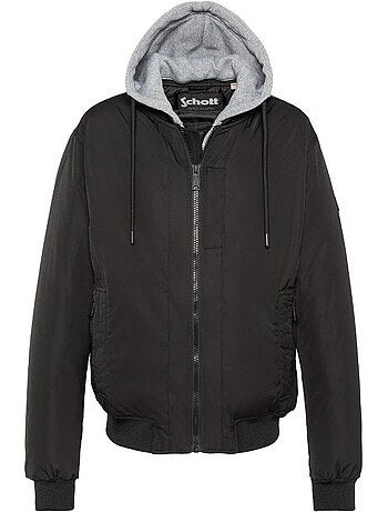 Blouson Schott con Plastron Rimovibile