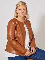 Giacche in pelle ed ecopelle Taglie forti donna | taglia 58 Giacche in pelle ed ecopelle Taglie forti donna | taglia 60