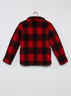 Giubbotto sherpa a quadri - Kiabi