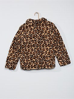 Giubbotto sherpa leopardato - Kiabi
