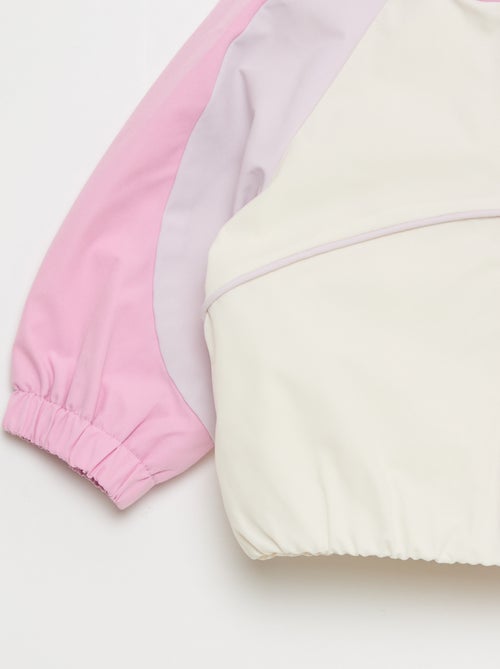 Giubbotto sportivo con zip e cappuccio - Kiabi