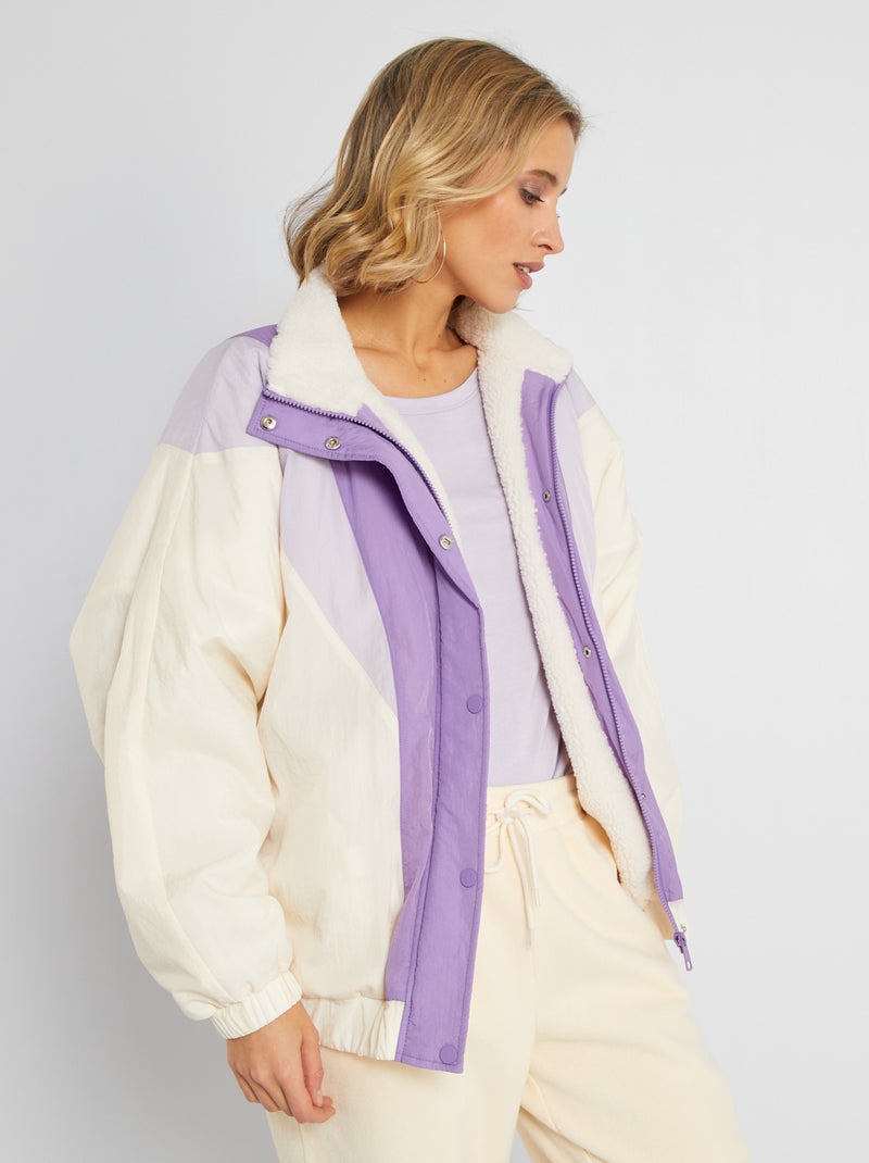 Giubbotto sportivo impermeabile BEIGE - Kiabi