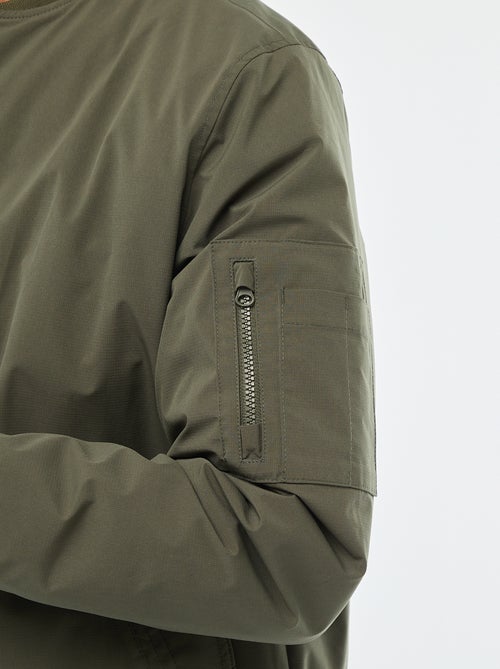 Giubbotto stile aviatore con tasca zippata sulla manica - Kiabi