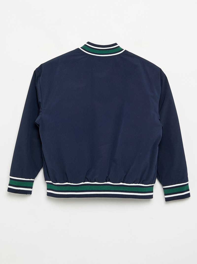 Giubbotto stile campus americano Blu - Kiabi
