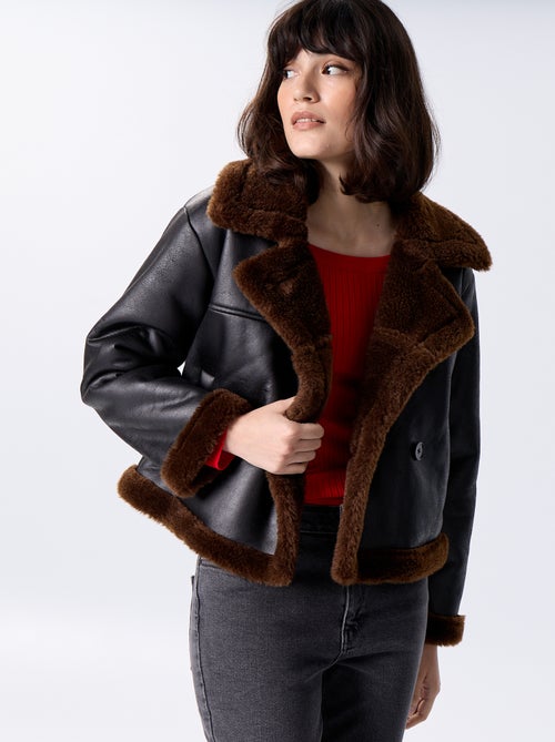 Giubbotto stile montone - Kiabi