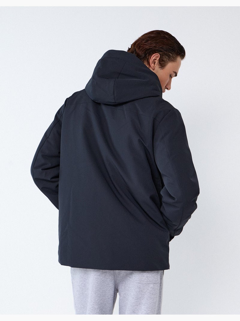 Giubbotto tecnico con cappuccio, mo fashion Blu - Kiabi