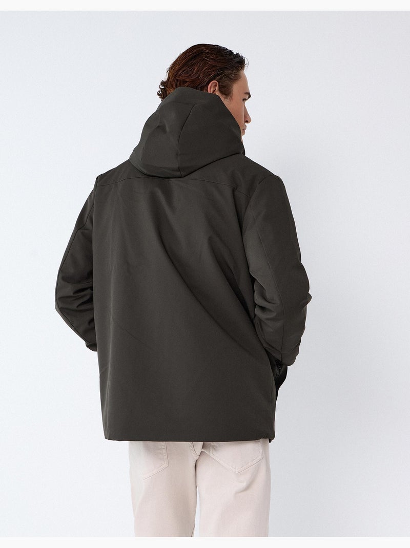 Giubbotto tecnico con cappuccio, mo fashion Grigio - Kiabi