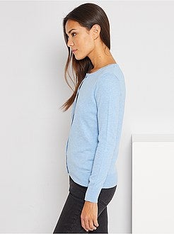 Golfino abbottonato maglina - Kiabi