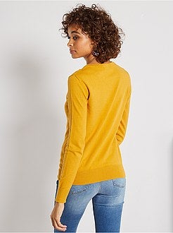 Golfino abbottonato maglina - Kiabi