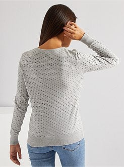 Golfino abbottonato maglina - Kiabi