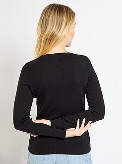 Golfino abbottonato maglina - Kiabi