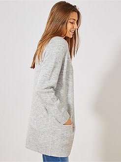 Golfino lungo maglia vaporosa - Kiabi