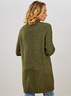 Golfino lungo maglia vaporosa - Kiabi