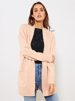 Golfino lungo maglia vaporosa - Kiabi