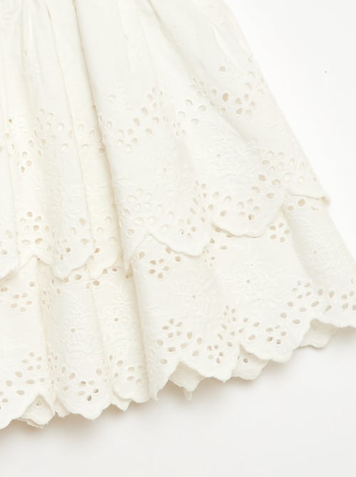 Gonna a balze e ricami sangallo - Kiabi