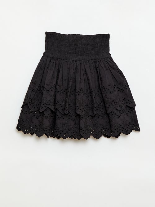 Gonna a balze e ricami sangallo - Kiabi