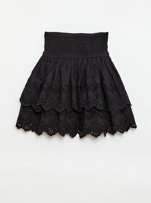 Gonna a balze e ricami sangallo - Kiabi