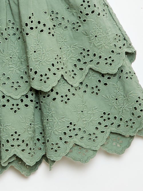 Gonna a balze e ricami sangallo - Kiabi