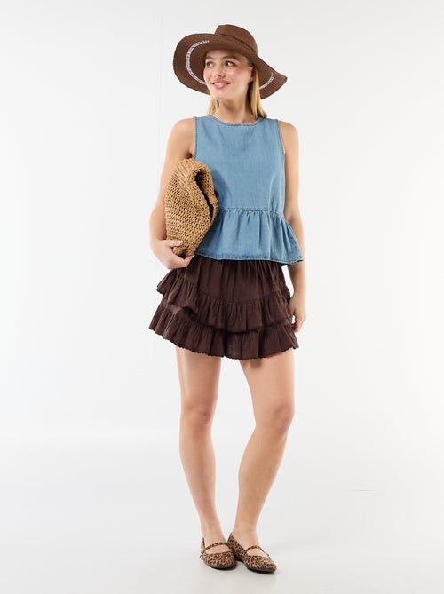 Gonna a balze e volant - Kiabi