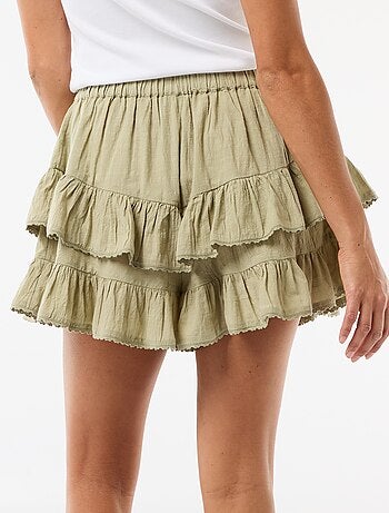 Gonna a balze e volant