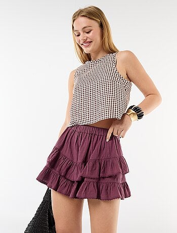 Gonna a balze e volant