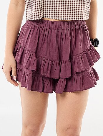 Gonna a balze e volant