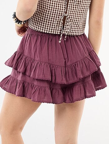 Gonna a balze e volant