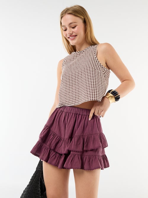 Gonna a balze e volant - Kiabi