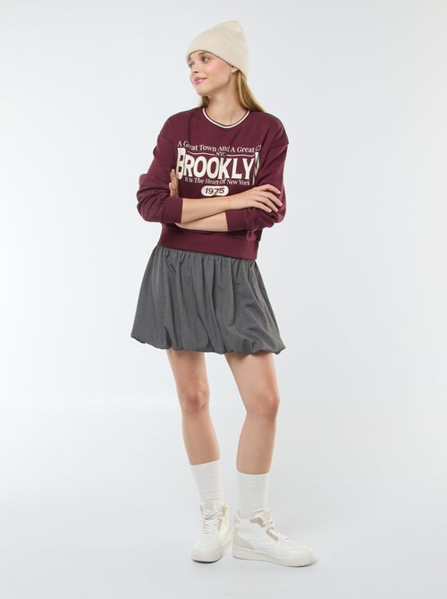 Gonna a palloncino con dettaglio boxer - Kiabi