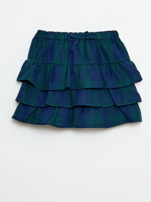Gonna a quadri in cotone - Kiabi