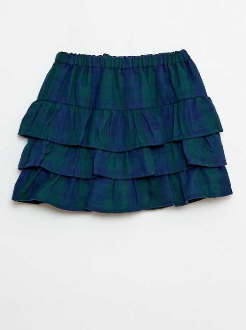 Gonna a quadri in cotone - Kiabi