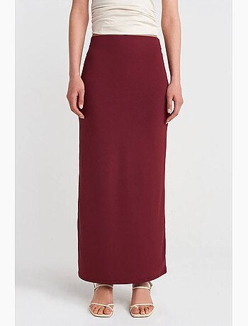 Gonna a tubino maxi a vita alta dilvin