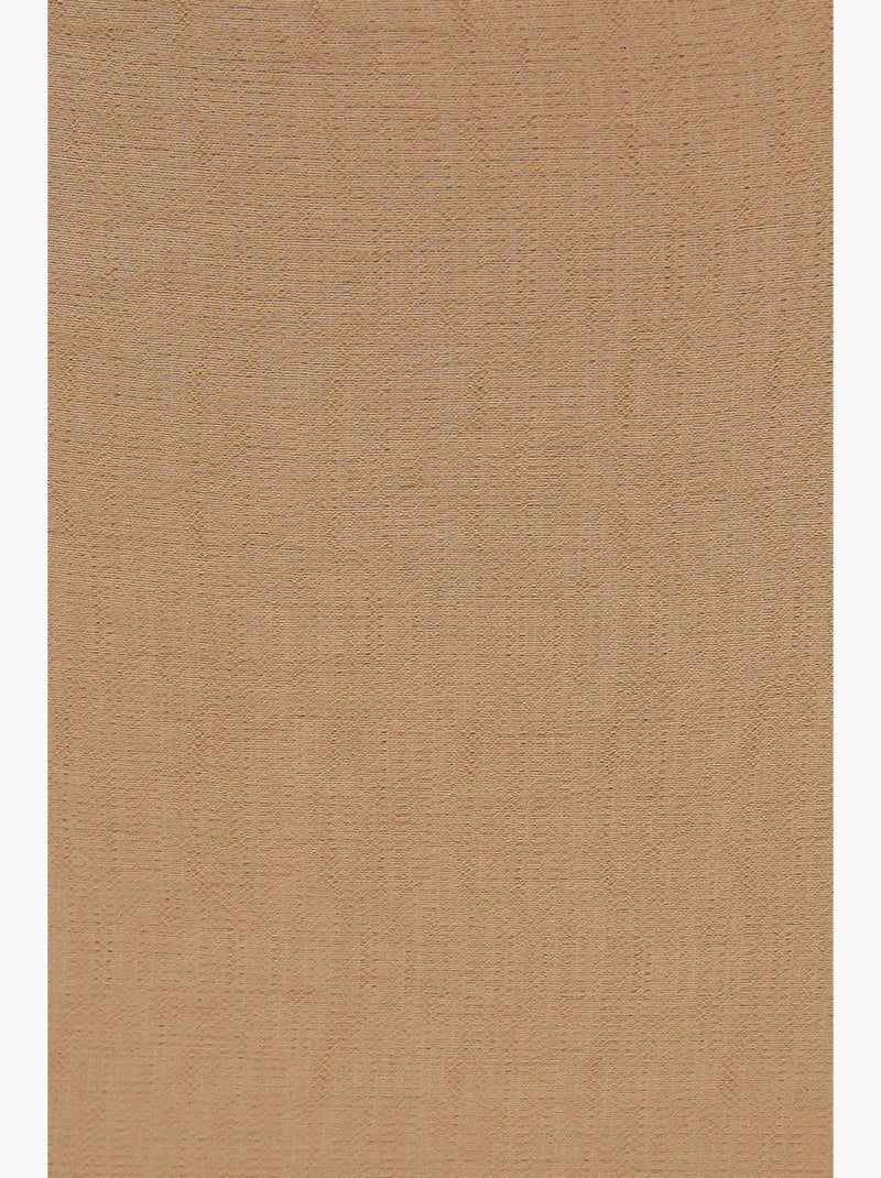 Gonna a vita alta con orlo senza cuciture e spacco hiccup Beige naturale - Kiabi