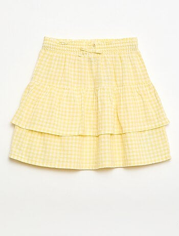 Gonna a volantini vichy