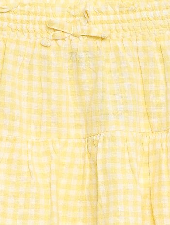 Gonna a volantini vichy