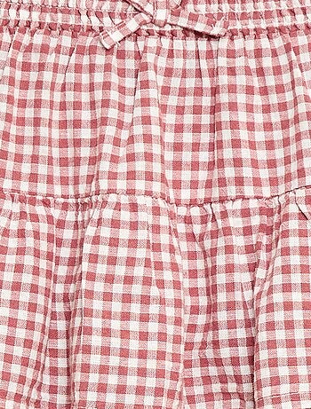 Gonna a volantini vichy