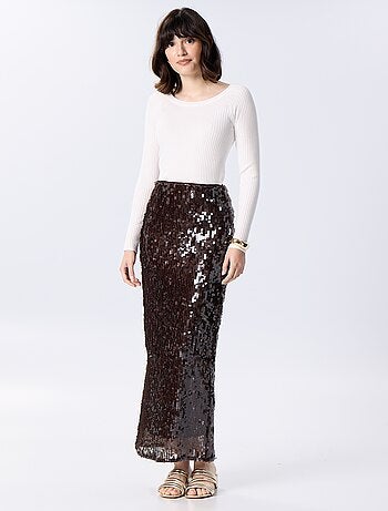 Gonna con paillettes