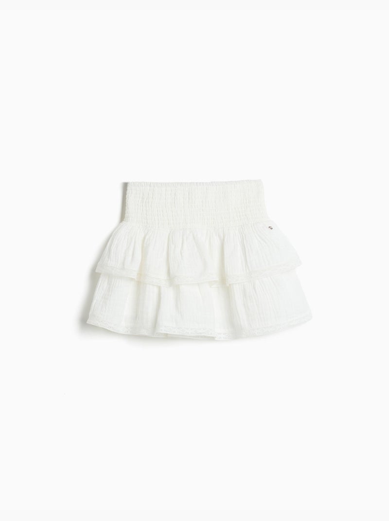 Gonna con volant, MO Fashion Bianco - Kiabi