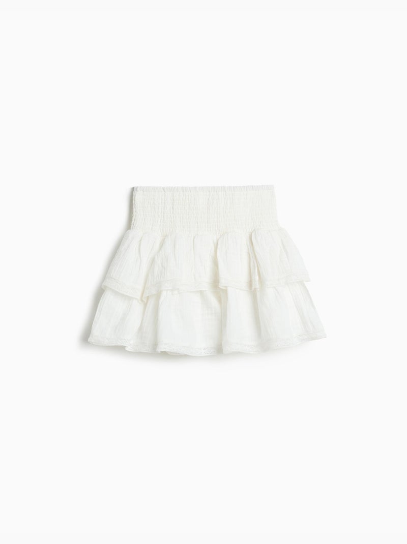 Gonna con volant, MO Fashion Bianco - Kiabi