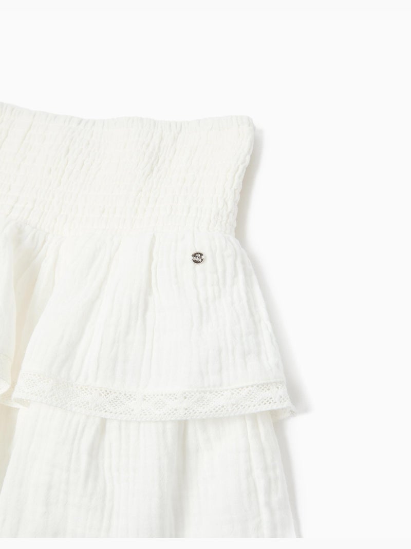 Gonna con volant, MO Fashion Bianco - Kiabi