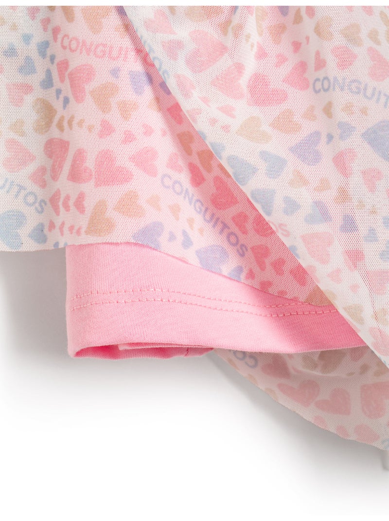 Gonna conguitos falda con corazones Multicolore - Kiabi