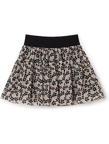 Gonna conguitos falda estampado floral