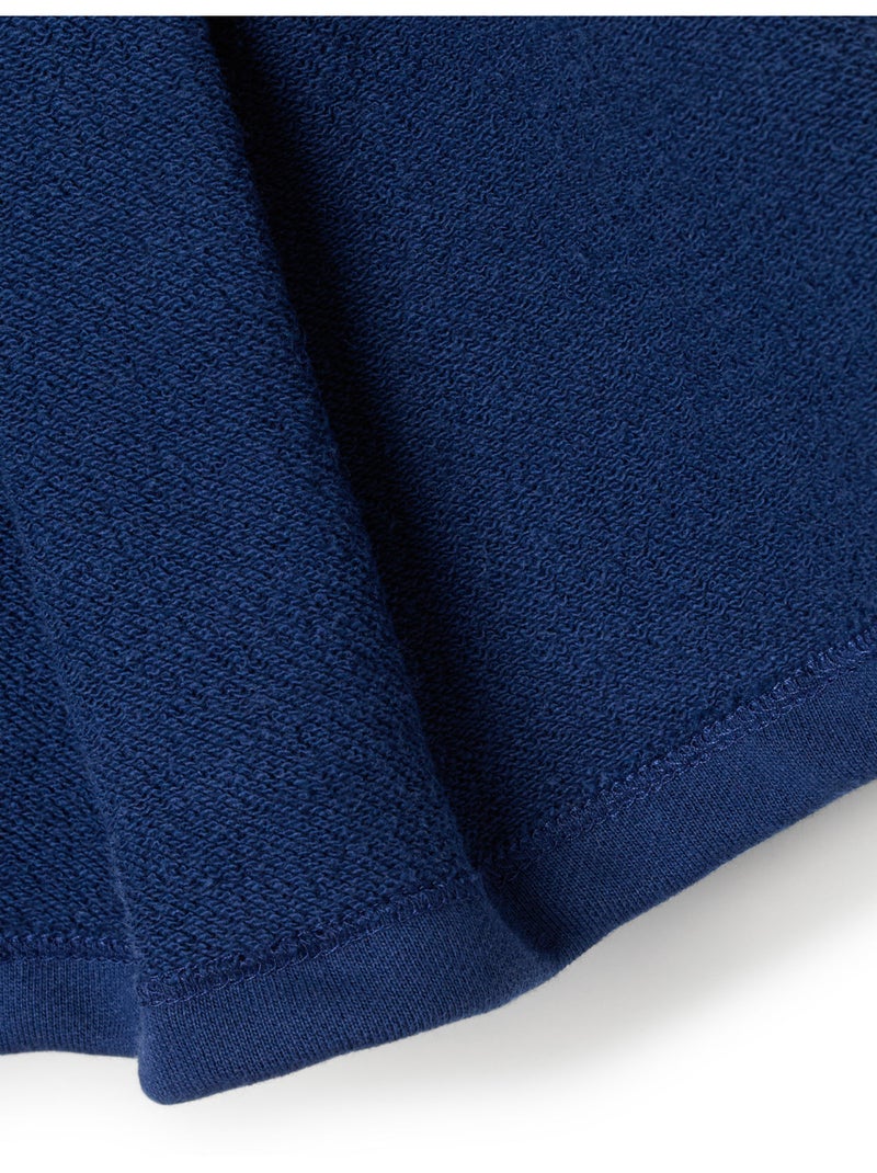 Gonna conguitos falda plush Blu marino - Kiabi