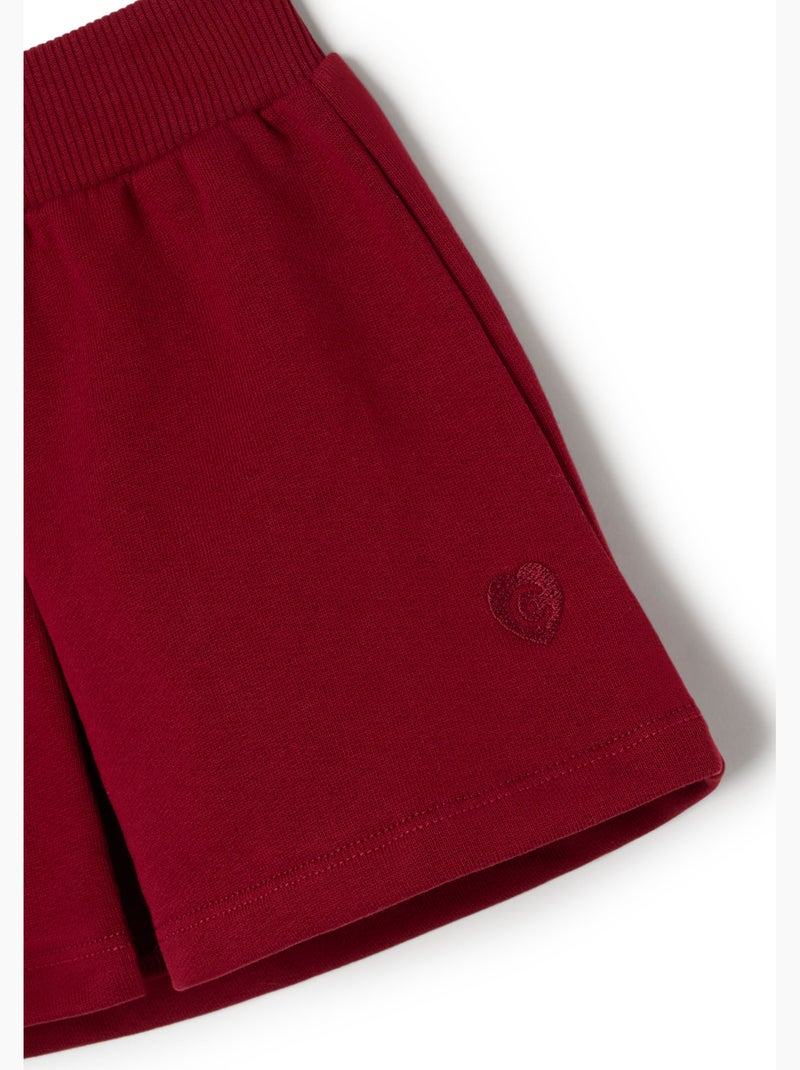 Gonna conguitos falda plush Rosso - Kiabi