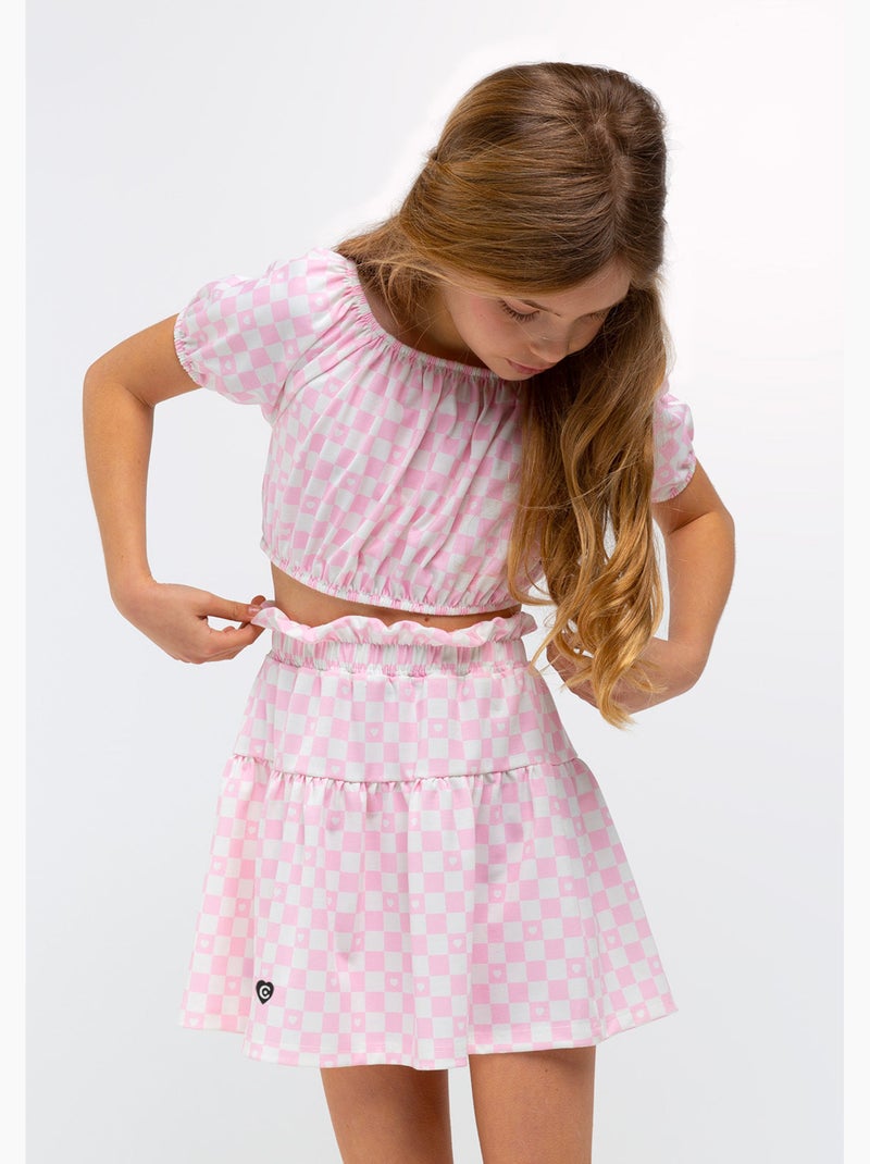 Gonna conguitos Rosa - Kiabi