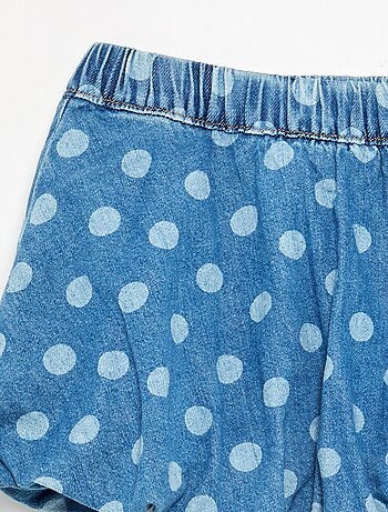Gonna corta a palloncino stampata