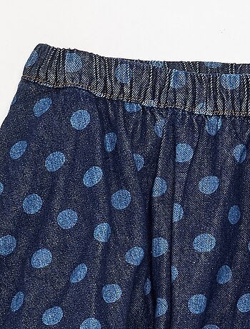 Gonna corta a palloncino stampata