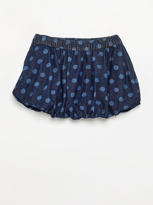 Gonna corta a palloncino stampata - Kiabi