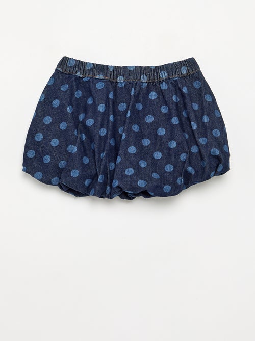 Gonna corta a palloncino stampata - Kiabi